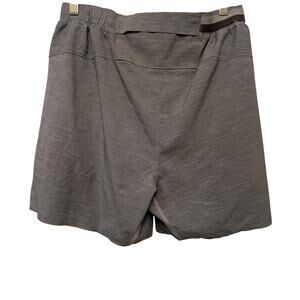 Lululemon Surge Lined Short 6" Heathered  Light Blue Men's Gym Running Large